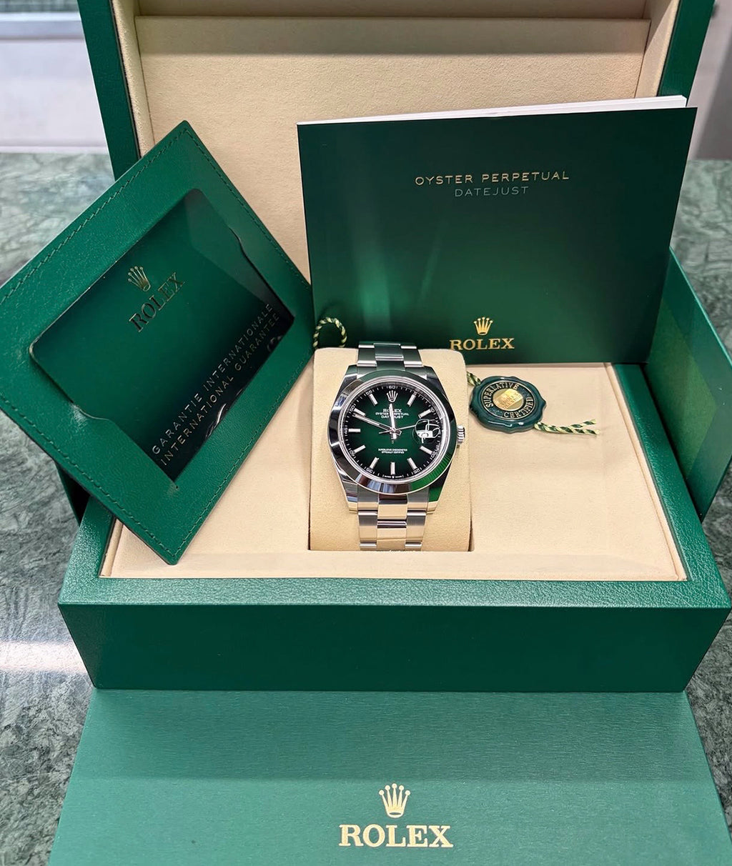 Rolex Datejust 41 Green Ombré Dial