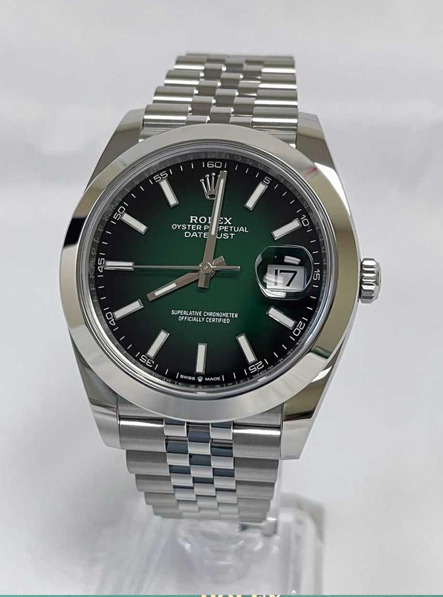 Rolex Datejust 41 Green Ombré Dial
